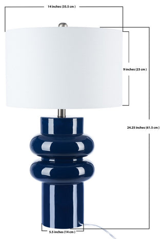 Safavieh Halleck Table Lamp Blue