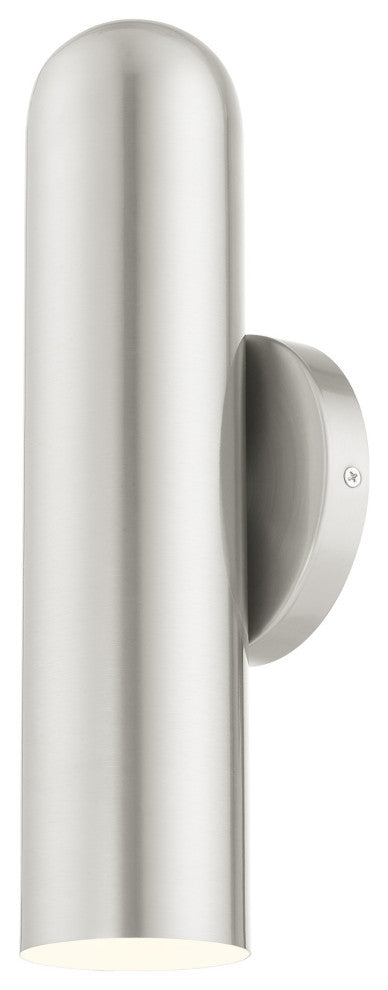 Brushed Nickel Mid Century Modern, Urban, Scandinavian Single Sconce