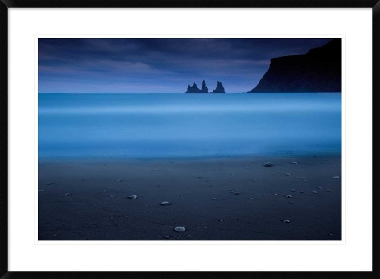 "Blue Night 2" Framed Digital Print by Amnon Eichelberg, 38"x28"