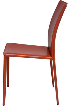 Nuevo Living Sienna Dining Chair, Ochre Leather