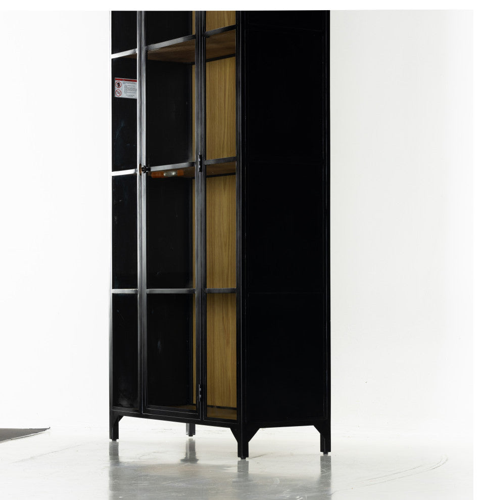 Belmont Cabinet Oak-Black