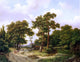 Marianus Adrianus Koekkoek A Wooded Landscape With Travelers Wall Decal