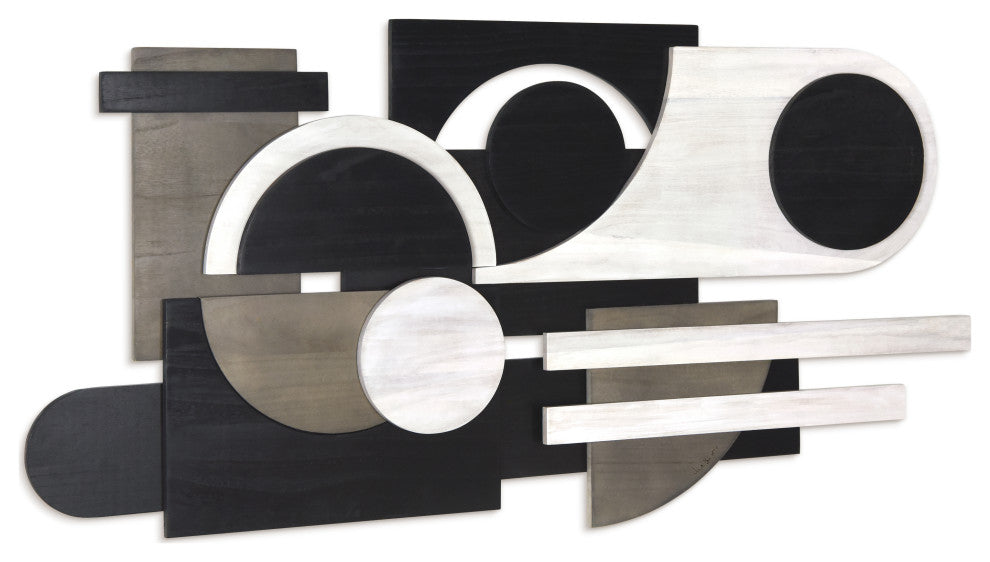"Luminous Whisper" Hand Made Wood Abstracts Wall Art, Ap-105a-4824-06