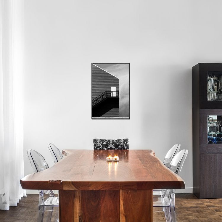 "Door To Nowhere" Framed Canvas Giclee by Joao Castro, 21x31"