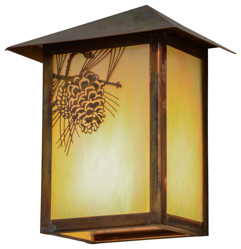 6.5W Seneca Winter Pine Wall Sconce
