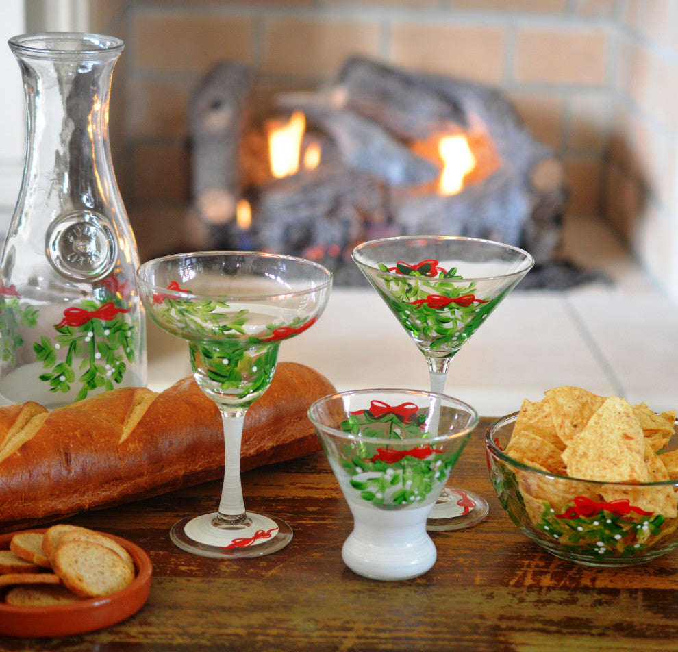 Mistletoe Margarita, Set of 2