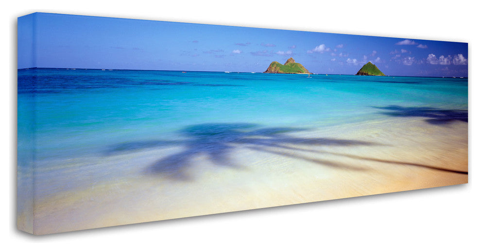 'Mokulua-Hawaii' Canvas Art by David Evans