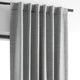 Bellino Blackout Room Darkening Curtain Single Panel, Vista Gray, 50"x120"
