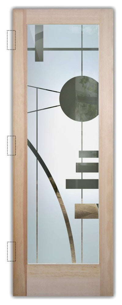 Interior Prehung Door or Interior Slab Door - Interval - Douglas Fir (stain...