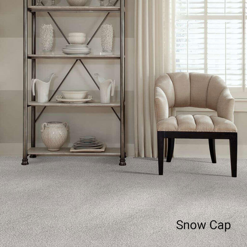 Quiet Sanctuary Shag Area Rug Collection, Snow Cap, 6x10