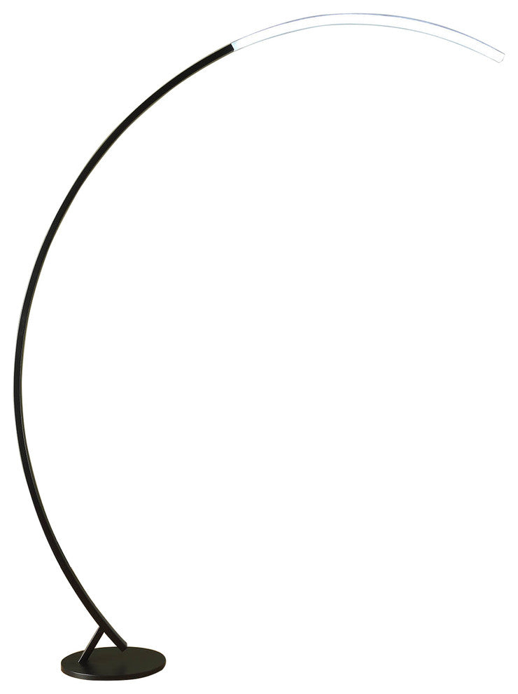 Luna Floor Lamp, Matte Black