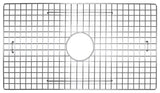 25.75"x14.25" Bottom Grid in Stainless Steel