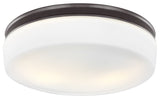Generation Lighting 2-Light Flushmount, Oil Rubbed Bronze