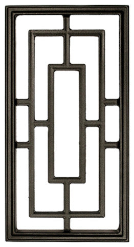 Rectangle Aluminum Door Insert, 17" x 9" (ACW57)