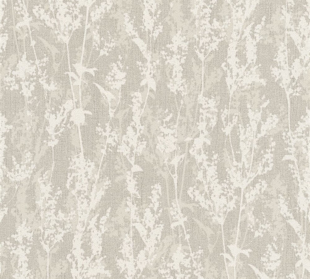 Borneo, Exotic Tropical Atmosphere Beige Wallpaper Sample, Nature Wall Decor