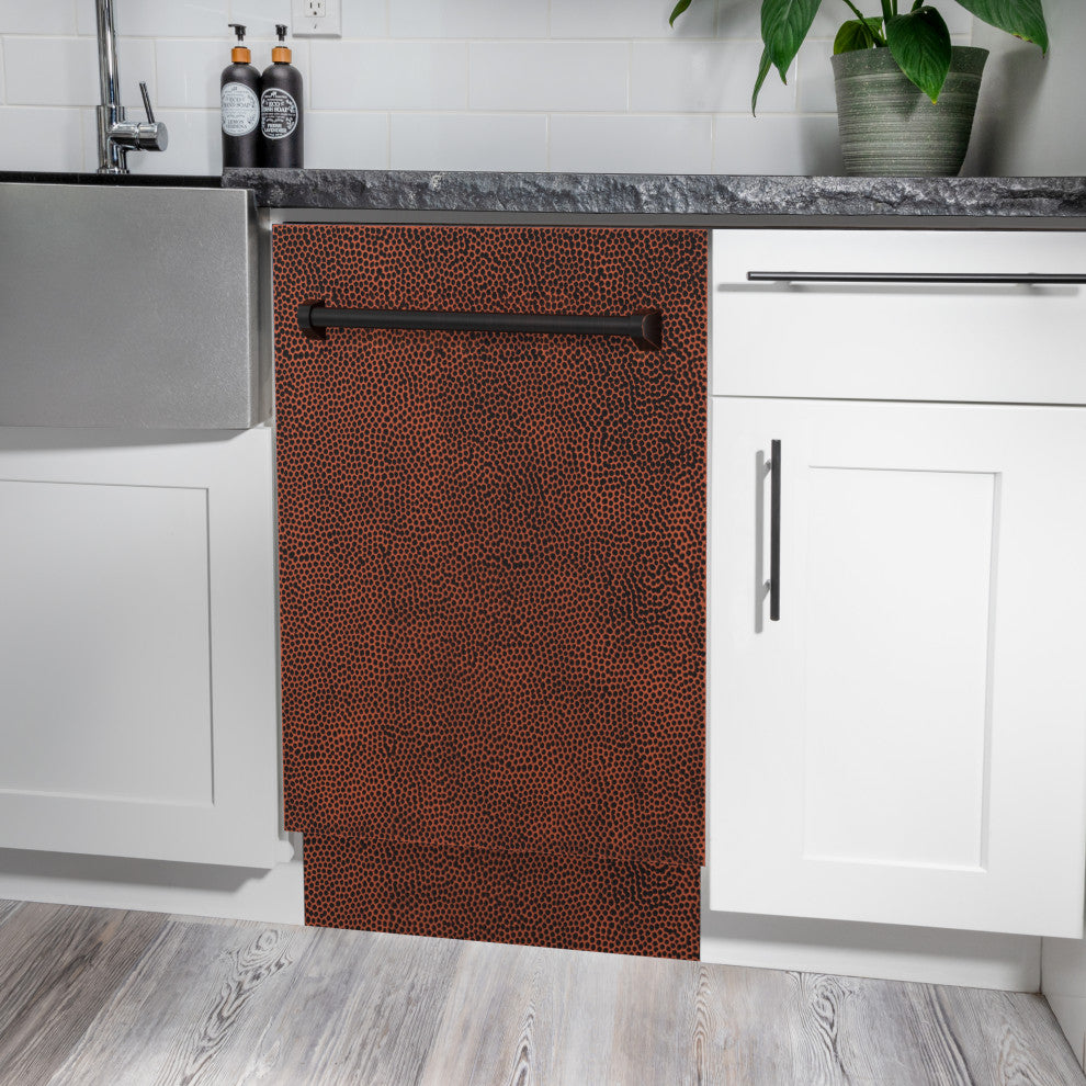 ZLINE 18" Tall Tub Dishwasher, Copper With Stainless Steel Tub DWV-HH-18