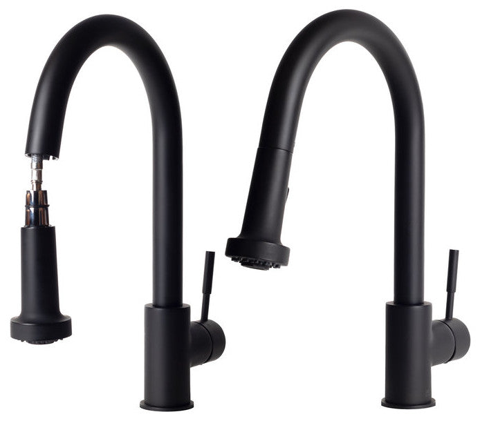 ZLINE Monet Kitchen Faucet in Matte Black (MON-KF-MB)