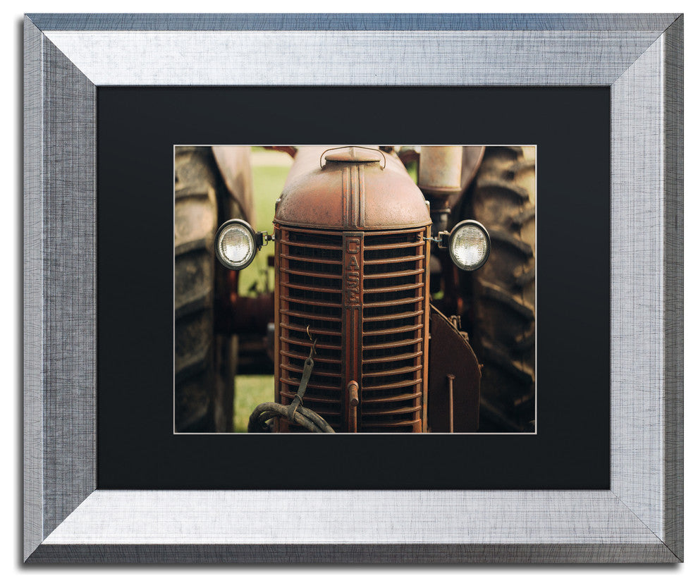 Jason Shaffer 'Case' Matted Framed Art, Silver Frame, Black Mat, 14x11