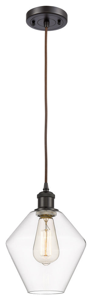 Innovations 516-1P-OB-G652-8-LED 1-Light Mini Pendant, Oil Rubbed Bronze