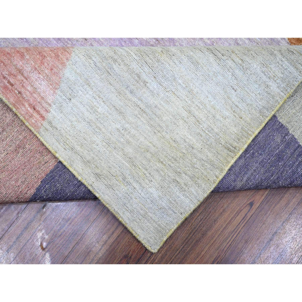 Colorful, The Circles Design 100% Wool Hand Knotted, Oriental Rug, 10'x13'9"
