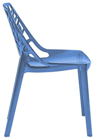 LeisureMod Modern Cornelia Dining Chair, Set of 4