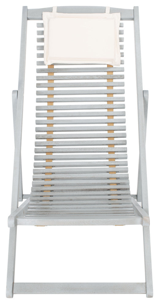 Safavieh Rendi Relax Chair With Pillow, Grey/Beige