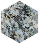Inedita Hex Blue Porcelain Floor and Wall Tile