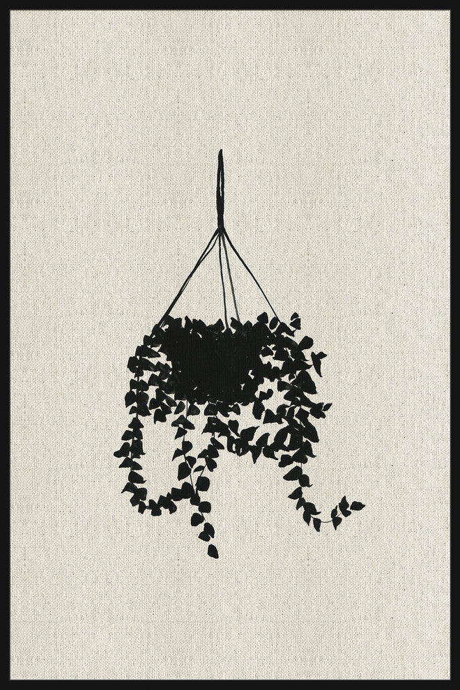 "Sky Planter" Floater Framed Painting Print on Canvas, 16"x24"