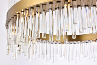 Contemporary Gold 18-Light Chandelier