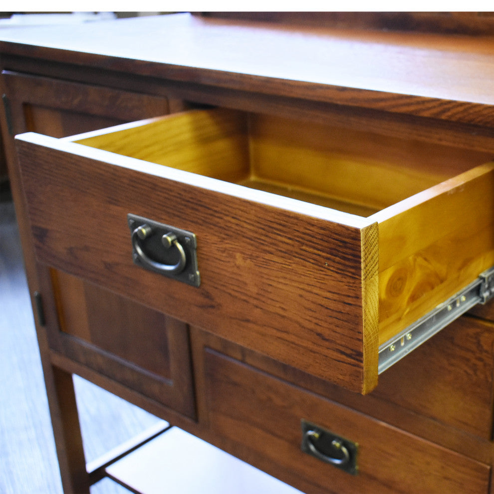 Mission Turner Sideboard with 3 Drawers and 2 Doors, Michael's Cherry (MC-A)