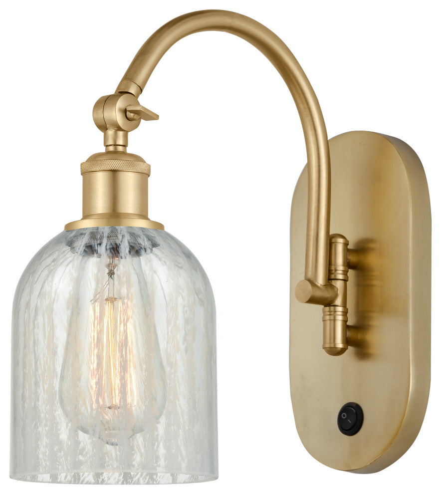 Innovations 518-1W-SG-G2511-LED Caledonia 1 Light 5.3" Sconce, Satin Gold