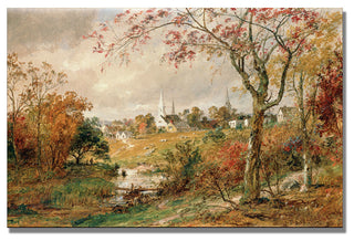 'Autumn Landscape' Canvas Art by Jasper Cropsey
