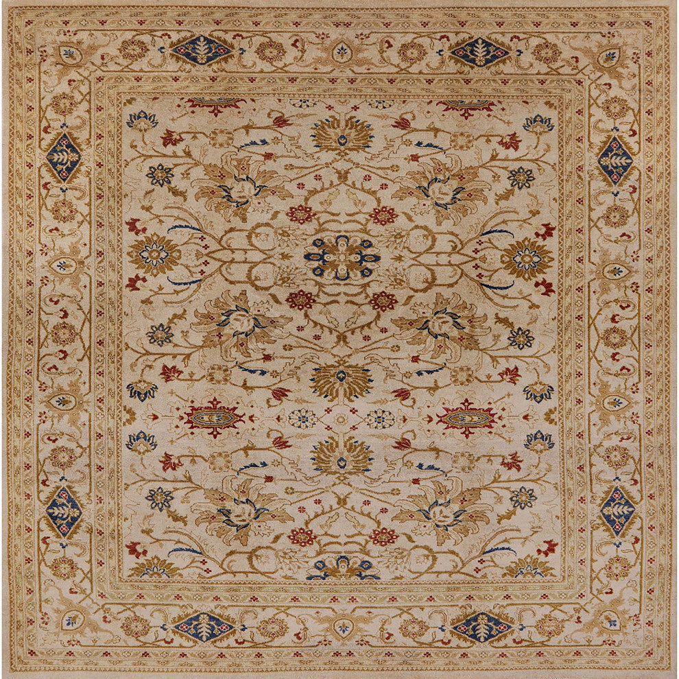 Ahgly Company Indoor Square Mid-Century Modern Area Rugs, 3' Square