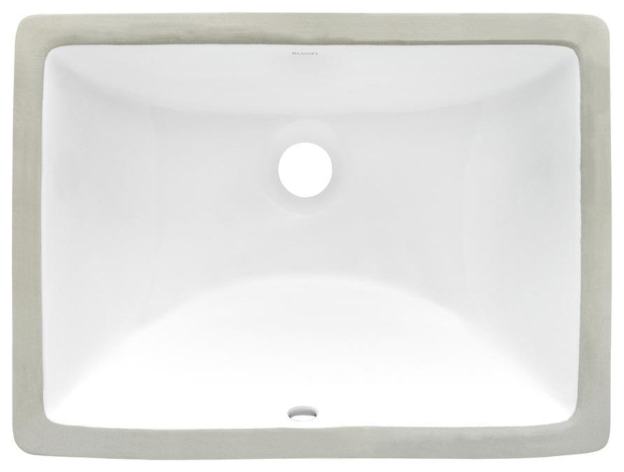 Ruvati 17 x 12 inch Undermount Bathroom Vanity Sink