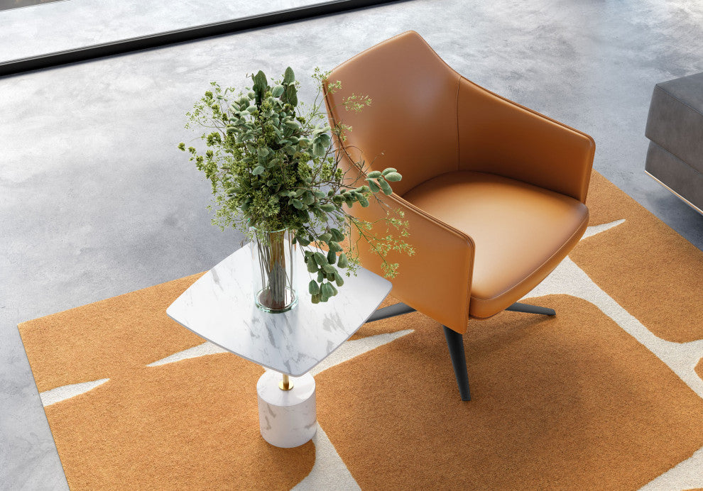 Andes Nesting Side Tables, White Granite Quartz