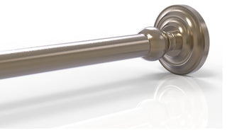 Que New Shower Curtain Rod Brackets, Antique Pewter