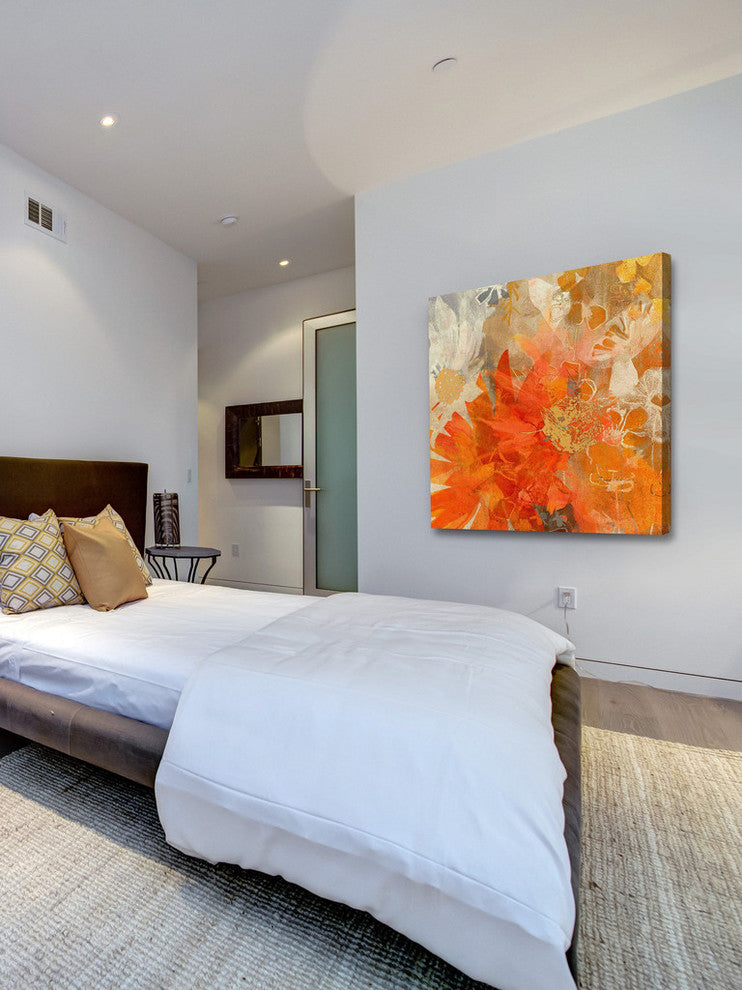 "Sunny Bee" Painting Print on Wrapped Canvas