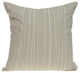 20" X 7" X 20" Cool Transitional Beige Pillow Cover With Down Insert