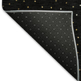 Addison Premium Washable Mayfield AMF222 Black 2'3" x 7'6" Runner Rug