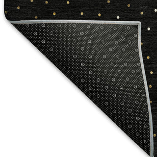 Addison Premium Washable Mayfield AMF222 Black 2'3" x 7'6" Runner Rug