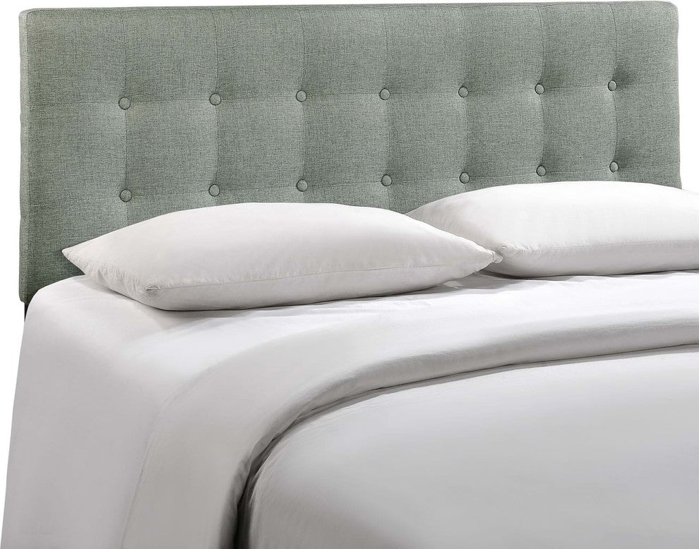 Emily King Fabric Headboard, Gray