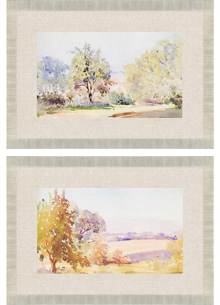 Sunrise/Serene Framed Art, 2-Piece Set