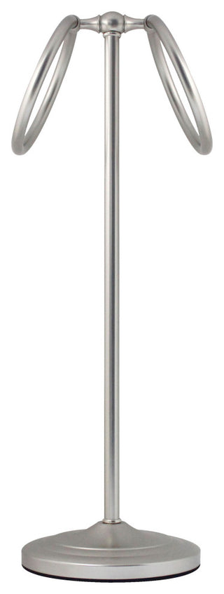 MODONA's 17" Counter Top Hand Towel Ring, Satin Nickel