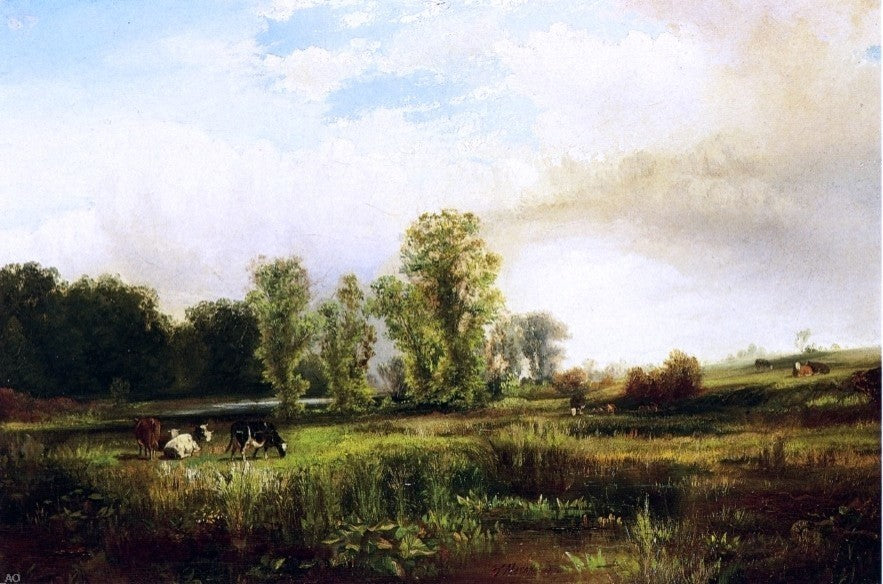 Thomas Moran Summer Landscape With Cows Wall Decal