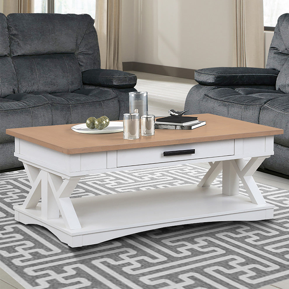 Cocktail Table With 2 Chairside Tables