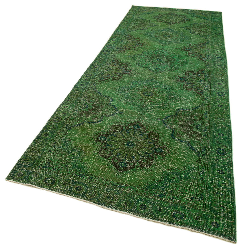 Rug N Carpet - Hand-knotted Oriental 4' 4" x 12' 8" Decorative Runner Rug