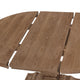 Zentner French Country Wood and Cane 5-Piece Expandable Dining Set, Beige/Natural