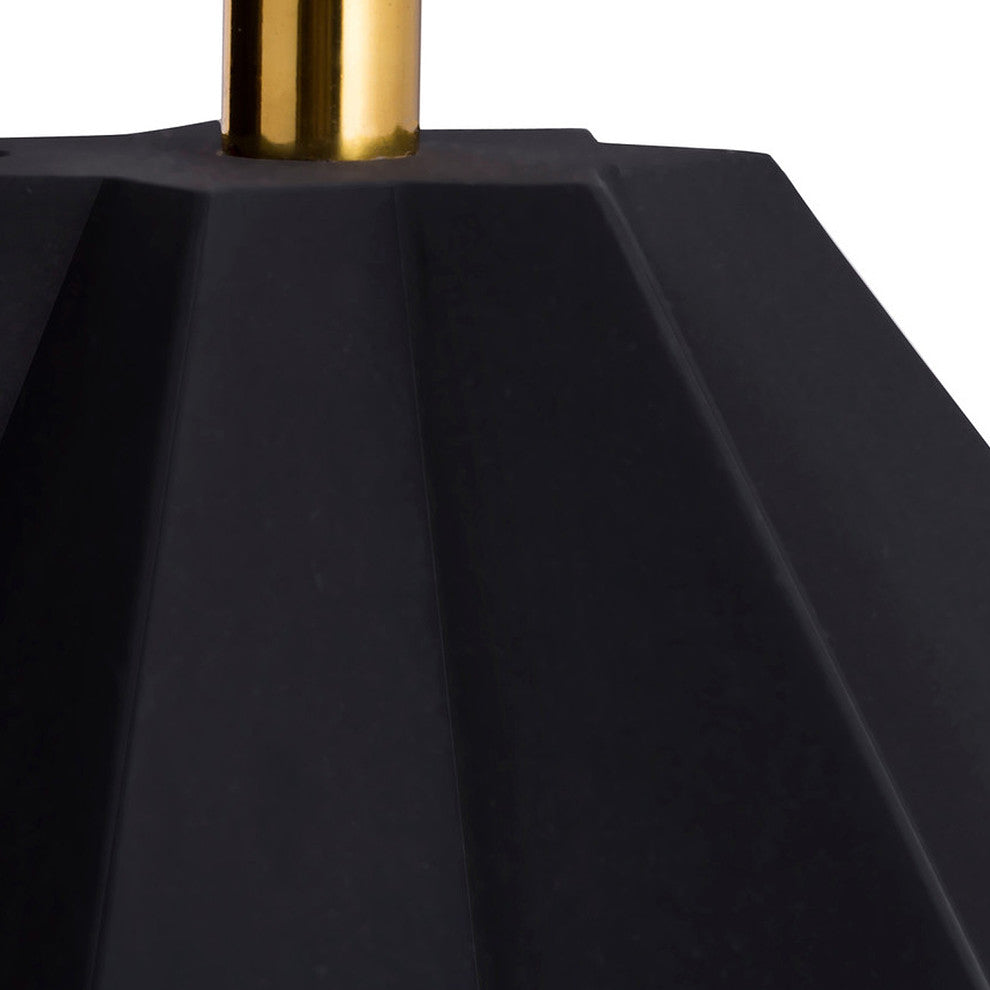 Round White Marble Side Table, Black Gold End Table, Glam Cocktail Table