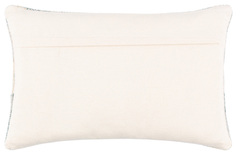 Surya Samsun Pillow Shell With Polyester Insert 20"H X 20"W - Cream, Teal