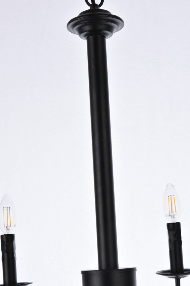 Britney 6-Light Pendant, Black